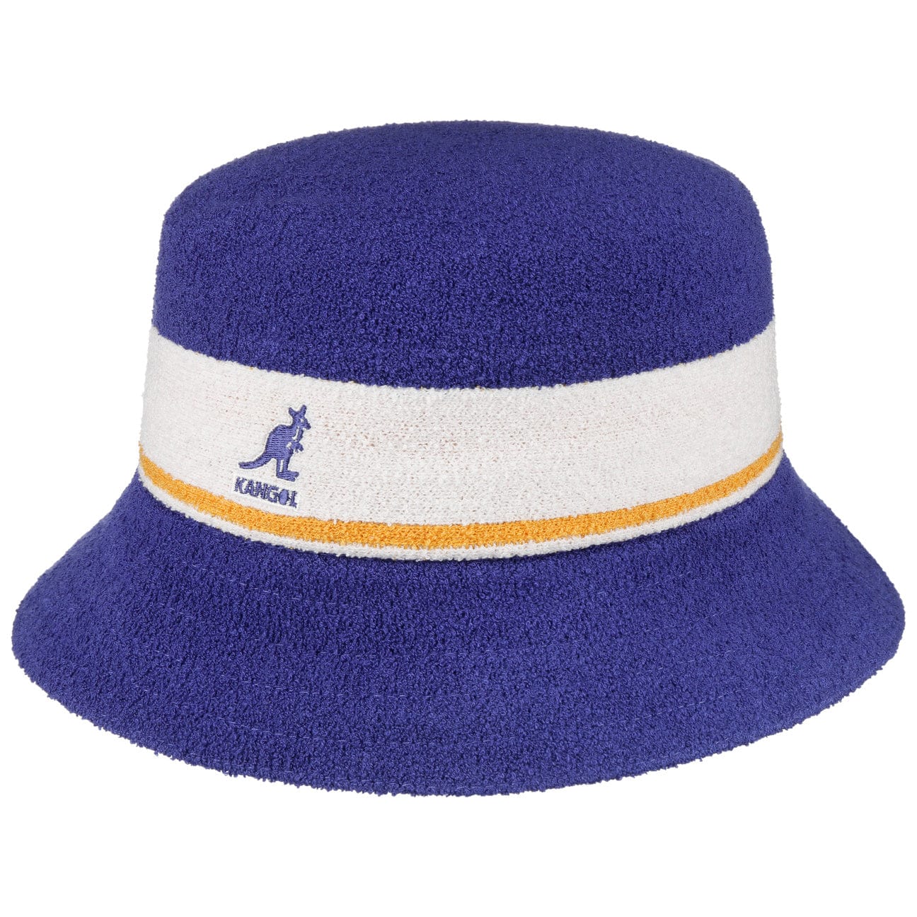 Kangol Bermuda Stripe Bucket Hat for Men & Women - Summer Sun Protection, Beach & Outdoor Activities