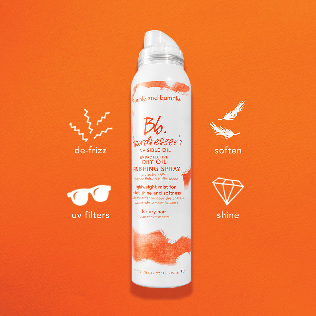 Professional Hair Finishing Oil Spray - Lightweight & Non-Greasy for Smooth, Shiny Hair - Perfect for Salon Styling & Daily Hair Care