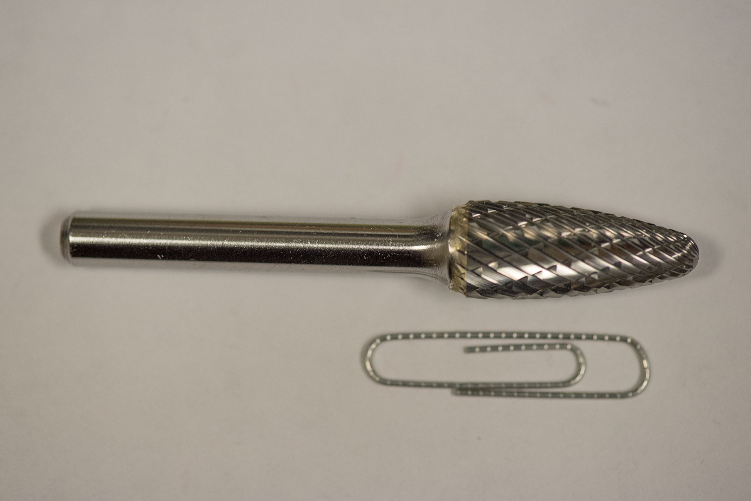 SF-4 Double Cut Carbide Burr Die Grinder Bit 7/16