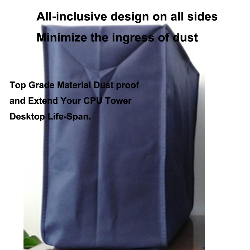 3-PC Blue Computer Dust Cover Set for 24