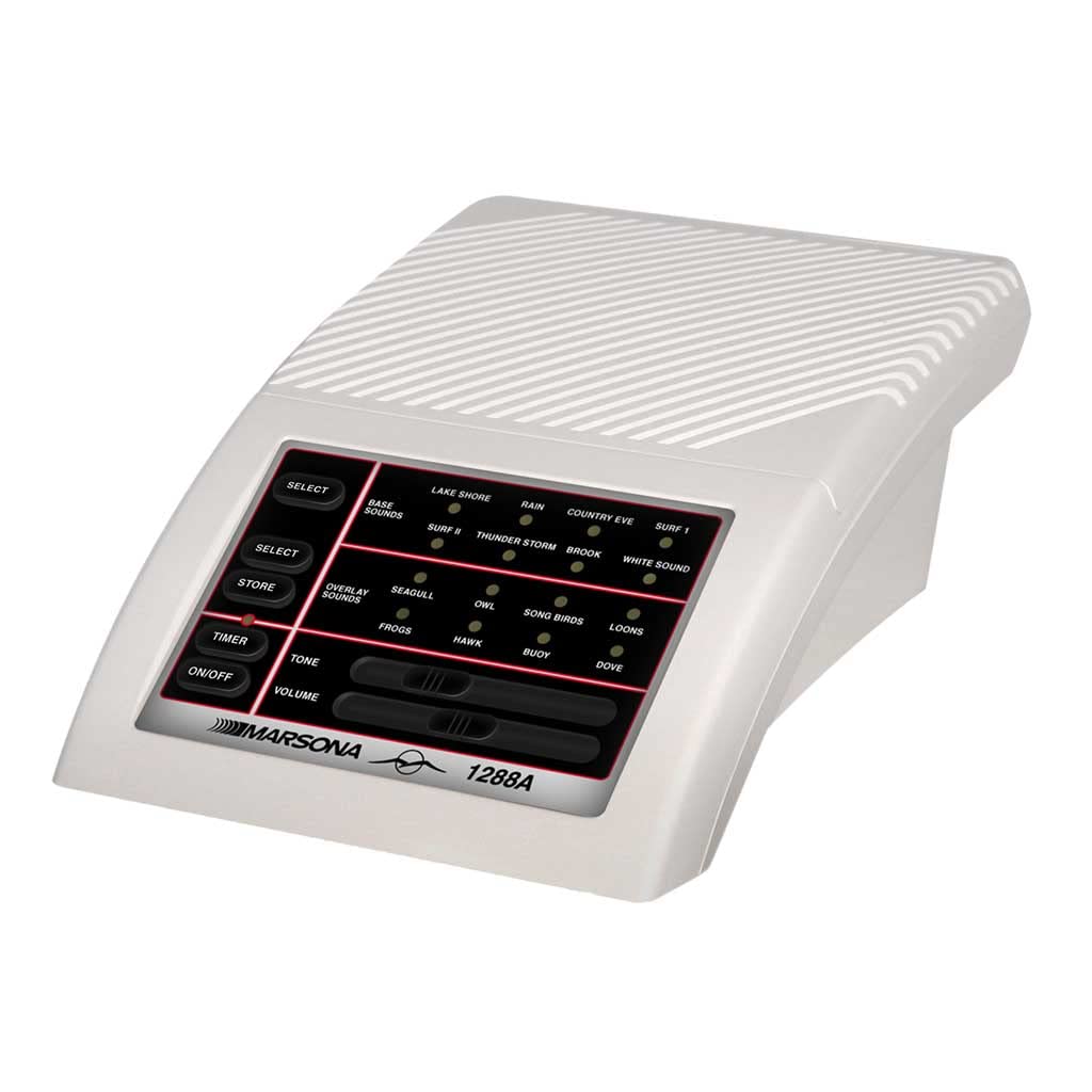 Marsona 1288A Programmable White Noise Machine for Sleep, Office & Relaxation - Sound Conditioner with Timer & Adjustable Volume for Home, Travel & Meditation