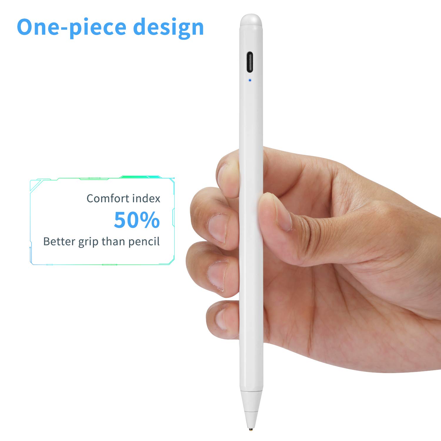 2022 HP Chromebook X360 Active Stylus Pen - Ultra Fine Tip, Rechargeable, Touch-Control for Drawing & Writing, White - Perfect for Students, Professionals, and Digital Artists