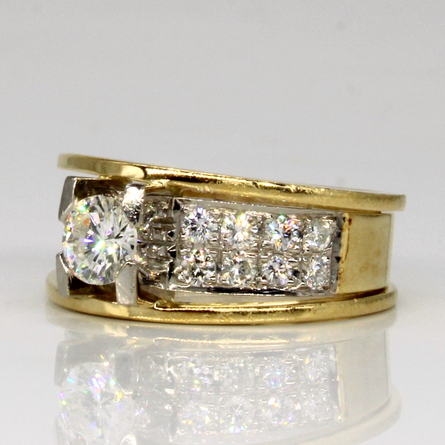1.00ctw Diamond Engagement Ring for Women - Size 4.75 | Solitaire Wedding Band | Perfect Proposal Gift for Her | Anniversary, Valentine's Day & Special Occasions