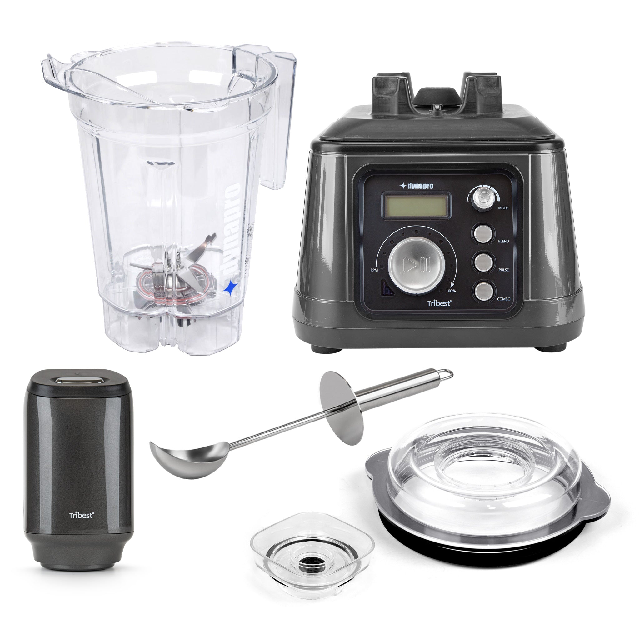 Dynapro® Commercial High Speed Vacuum Blender - Professional 1500W Heavy Duty Blender for Smoothies, Juices & Food Prep - Perfect for Restaurants, Cafes & Commercial Kitchens