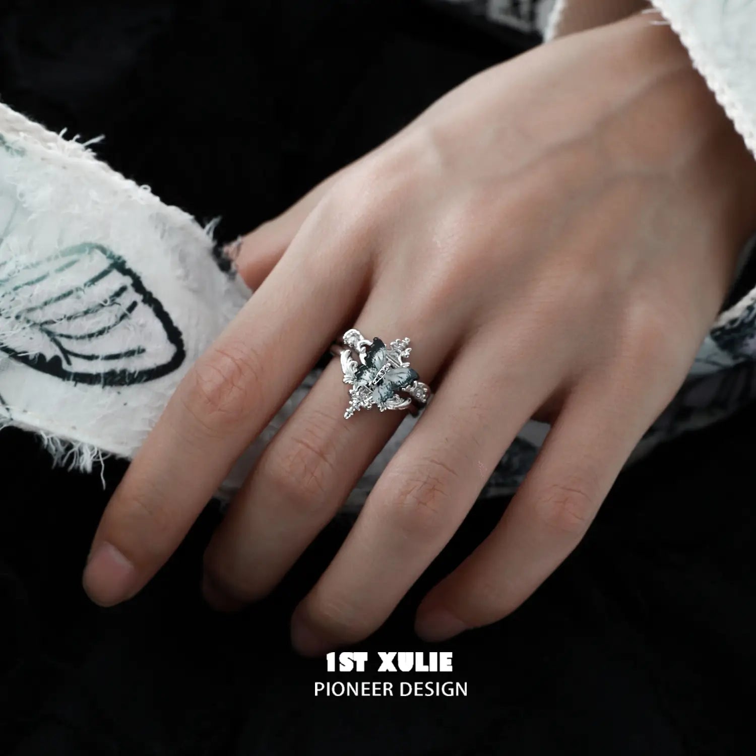 Sterling Silver Butterfly Ring for Women - S925 Elegant Butterfly Jewelry - Perfect for Gifts, Parties & Everyday Wear