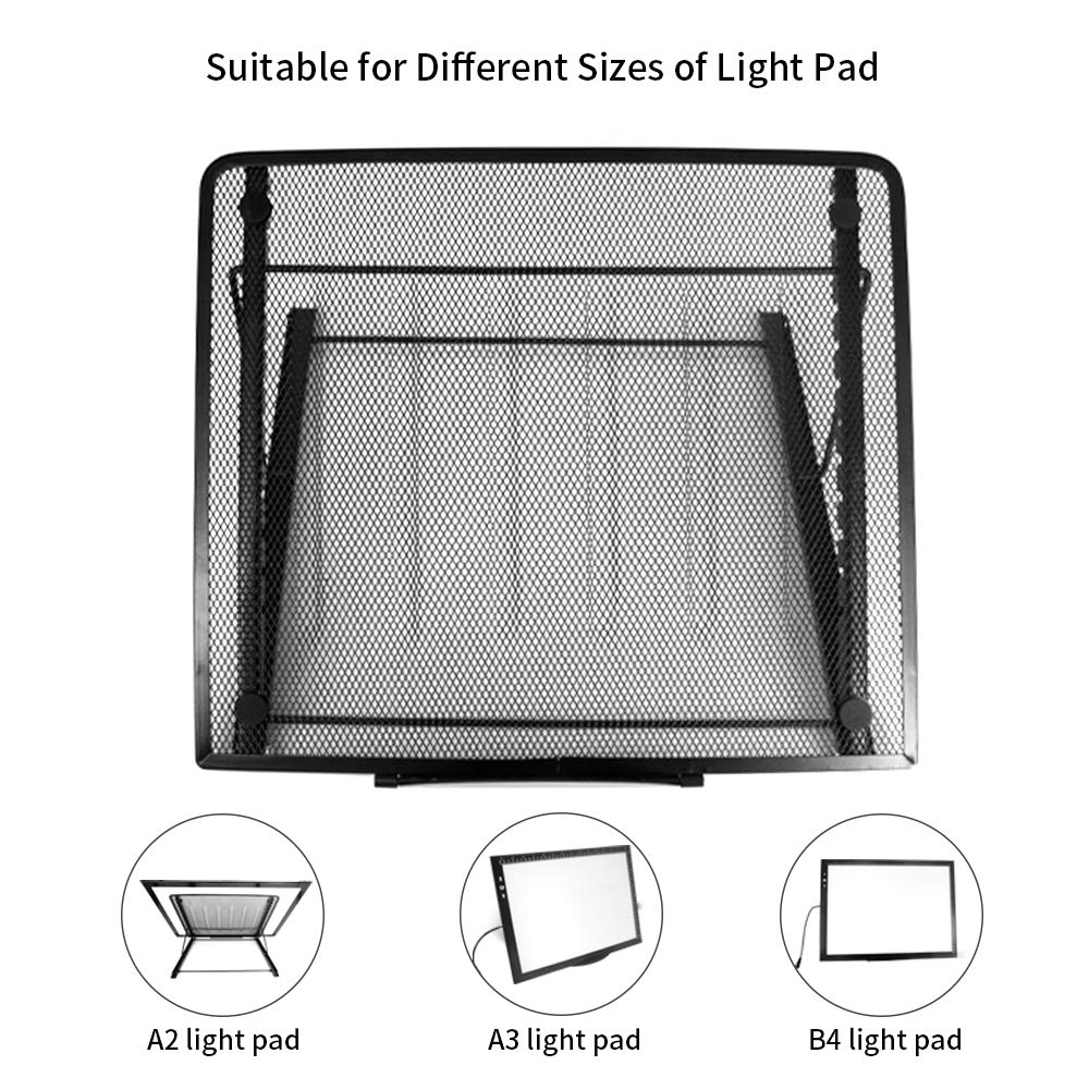 HSK A3/A2 Light Pad Stand - Adjustable LED Light Box for Artists, Designers & Tracing - Perfect for Drawing, Sketching & Calligraphy