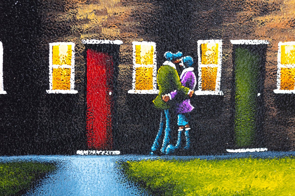 Original 'A Home Bursting With Love' Wall Art - Perfect for Living Room Decor, Housewarming Gifts & Cozy Home Aesthetics