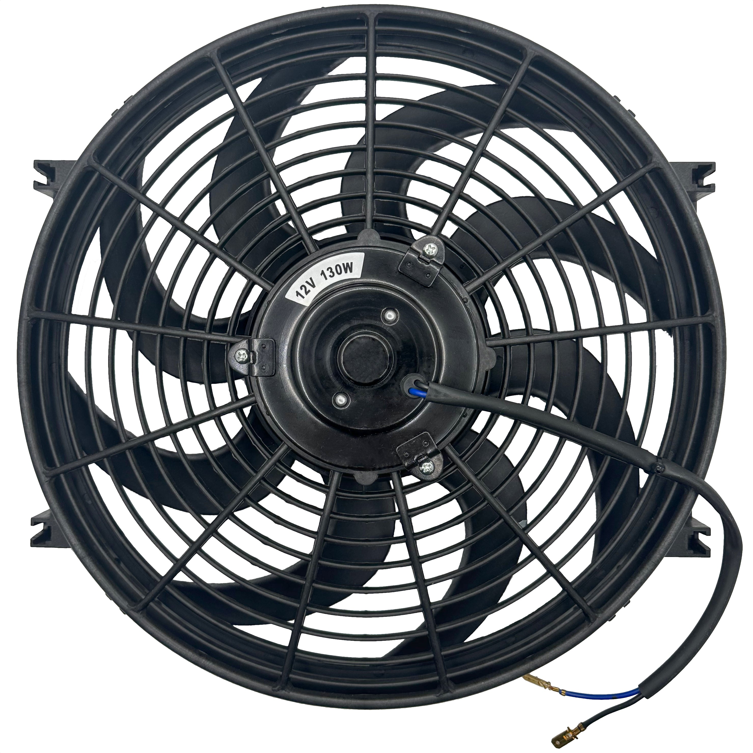 14-15 Inch 130W Electric Radiator Fan with Thermostat Temperature Control Switch Kit - Perfect for Car Cooling System & Engine Overheat Protection