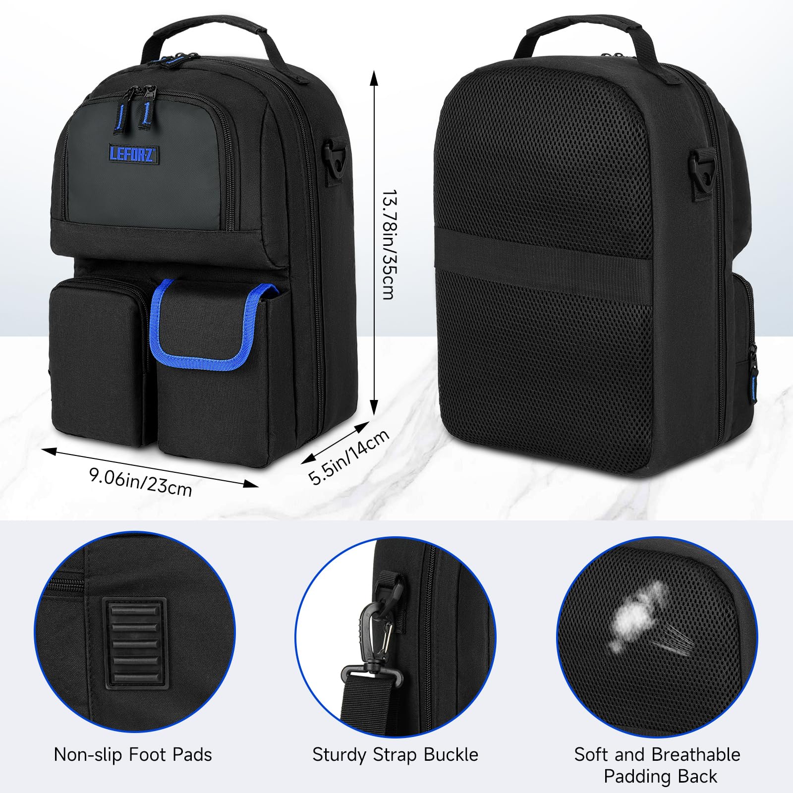 Meta Quest 3S/3, Oculus Quest 2/Pro & Vision Pro VR Headset Carrying Case - Travel Storage Bag for Elite Version VR Gaming Headset, Touch Controllers & Accessories | Perfect for Travel, Gaming Events & Home Storage
