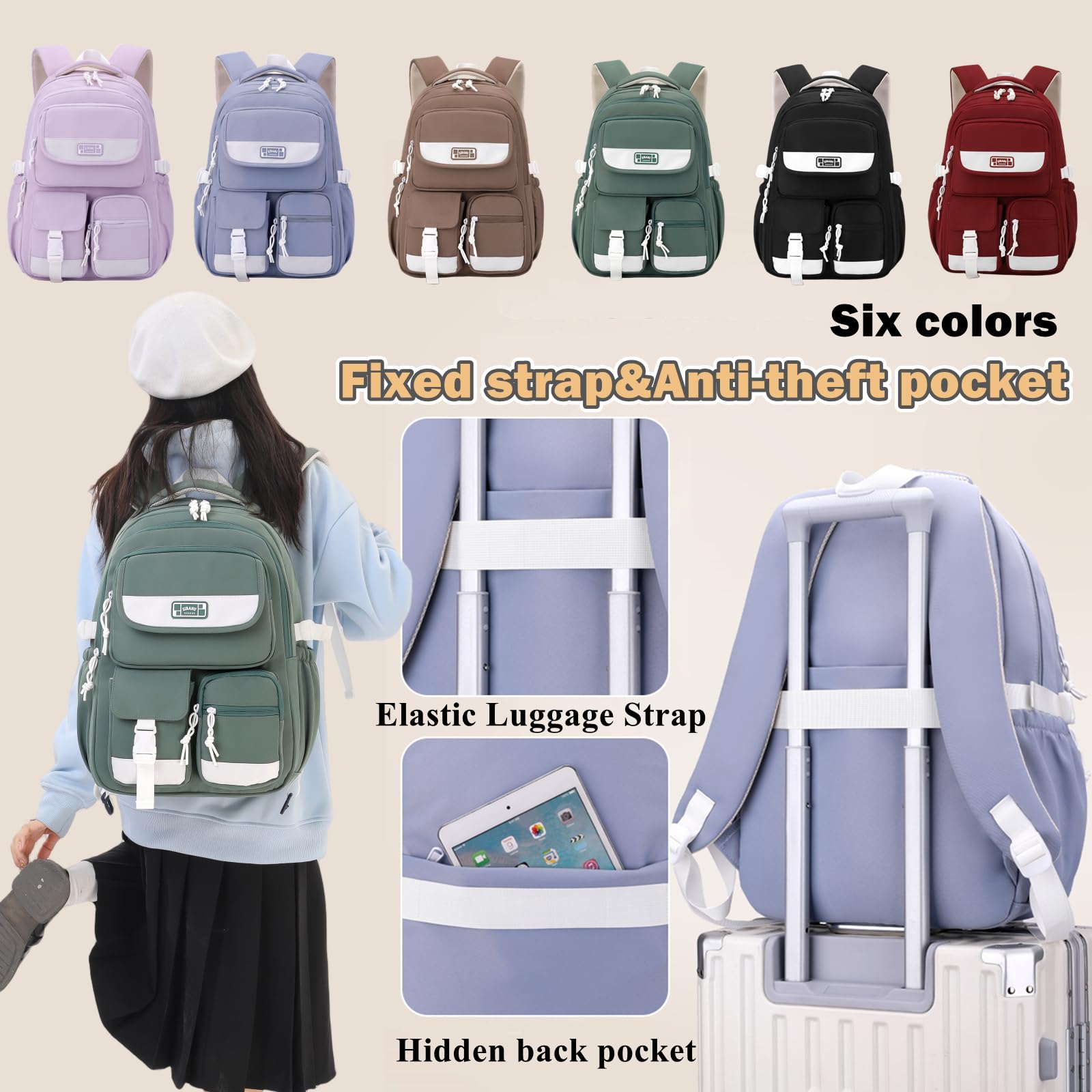 Adorable Kids Backpack for Girls & Boys - Lightweight School Bookbag for Elementary & Middle School Students - Perfect for Daily Use, Travel & Outdoor Activities
