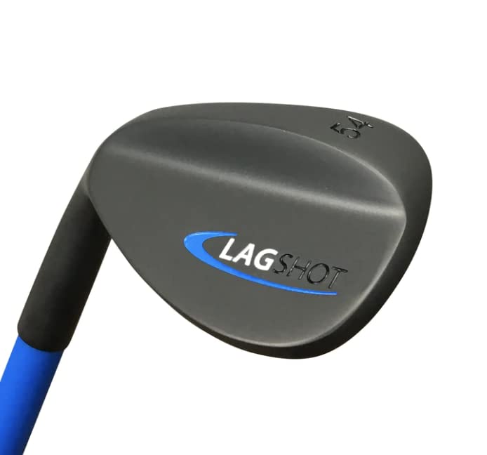 Lag Shot Wedge - Best Golf Swing Trainer Aid | Golf Digest's Editors' Choice 2022 | PGA Approved Training Club with Free Video Lessons | Perfect for Driving Range Practice & Short Game Improvement