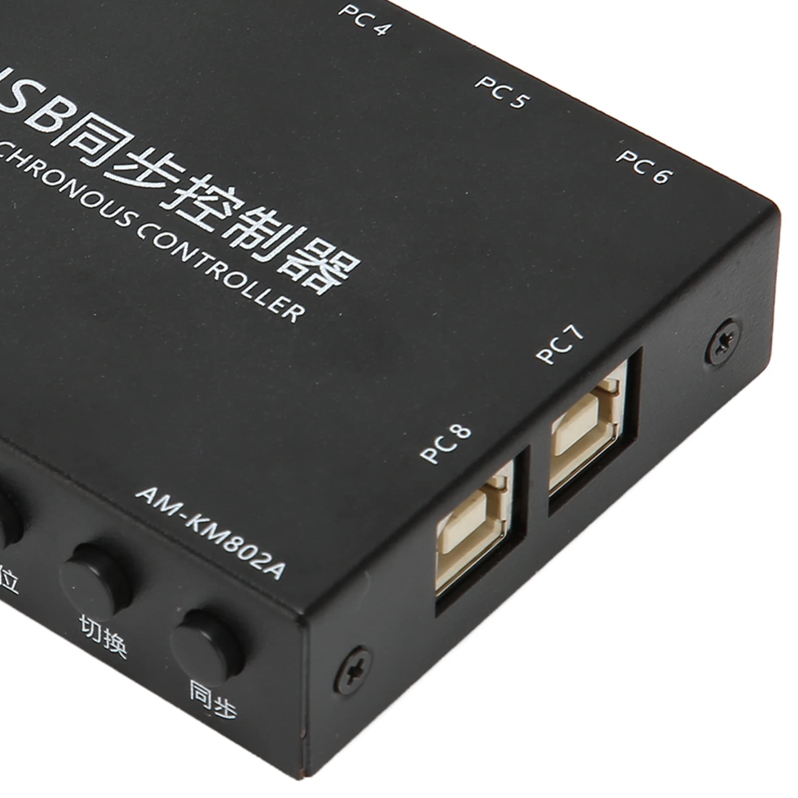 8 Port USB KVM Switch - High Speed Synchronous Control for Multiple Computers | Perfect for Office Workstations, IT Management & Multi-Device Setups