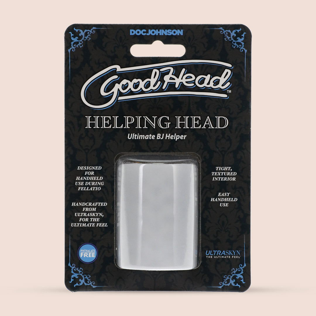 GoodHead Helping Head - Realistic Male Masturbator & Oral Sex Aid for Enhanced Pleasure - Perfect for Solo Play & Couples Intimacy