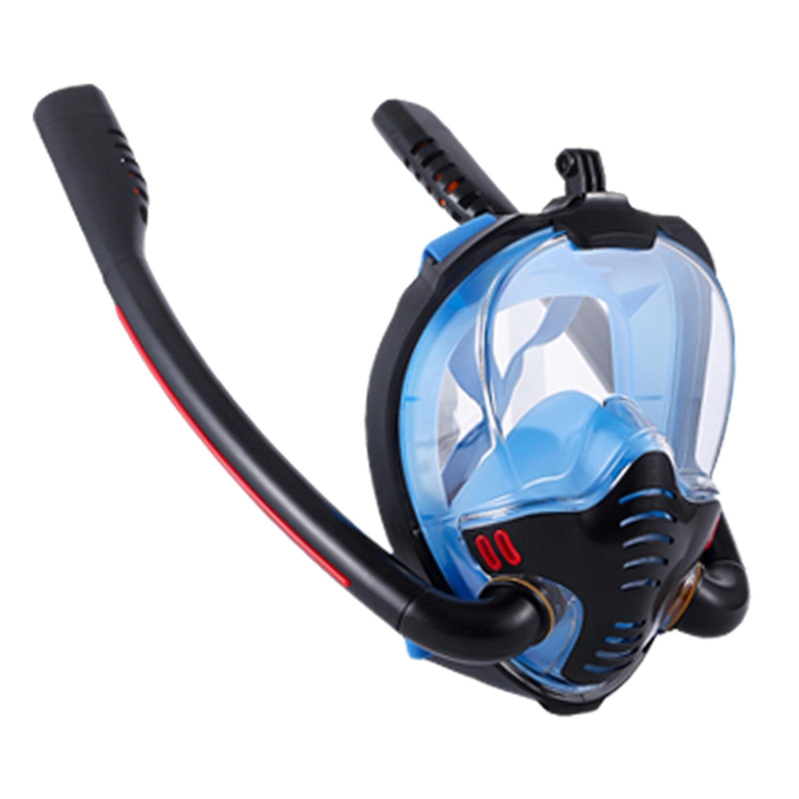 LOSA Full Face Snorkel Mask - 180° Panoramic View, Anti-Fog & Leak-Proof Design for Adults - Perfect for Scuba Diving, Snorkeling, and Underwater Exploration in Ocean, Pool, or Beach Vacations
