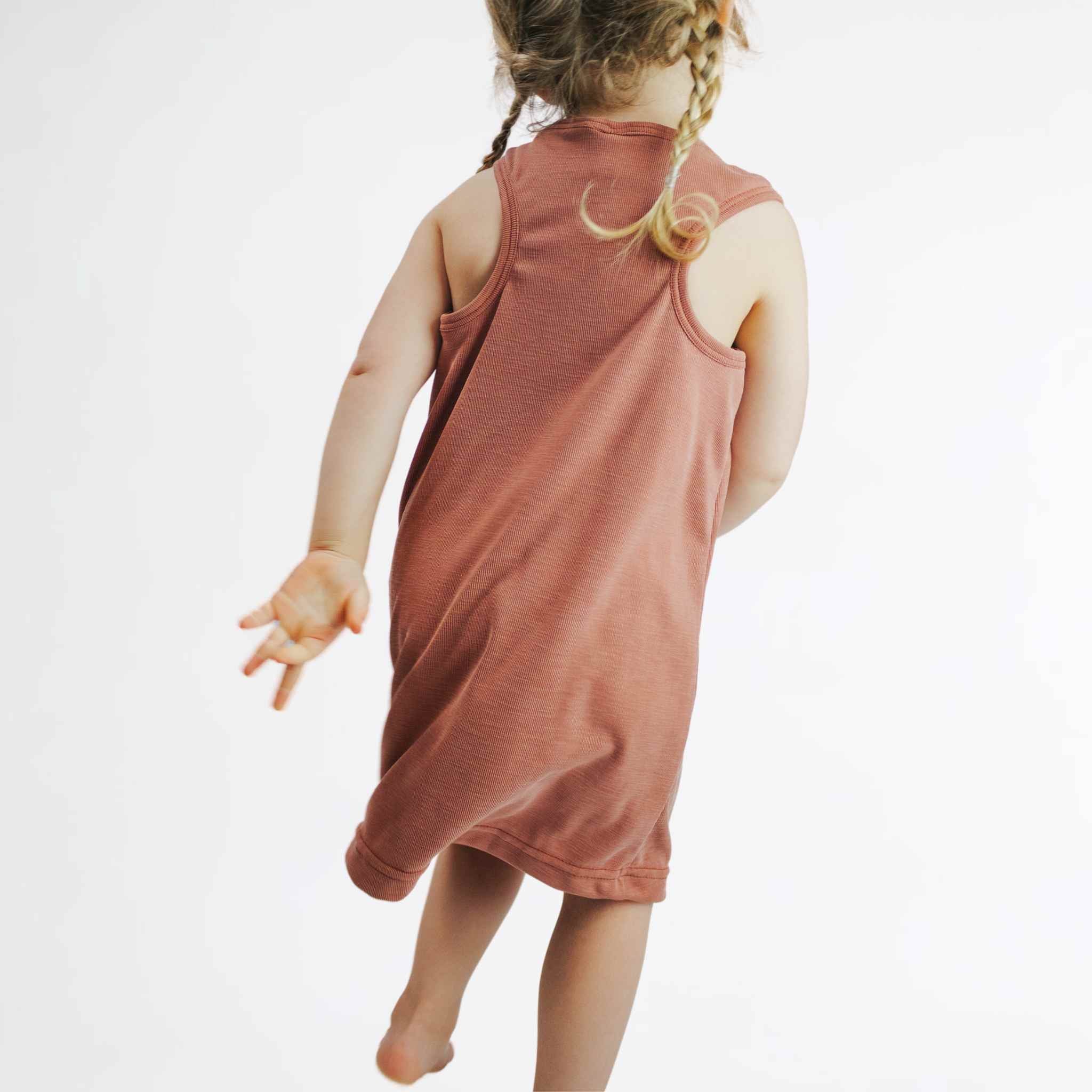 Little Timber Dress in Rust - Stylish & Comfortable Cotton Dress for Women | Perfect for Casual Outings, Brunch Dates & Summer Vacations