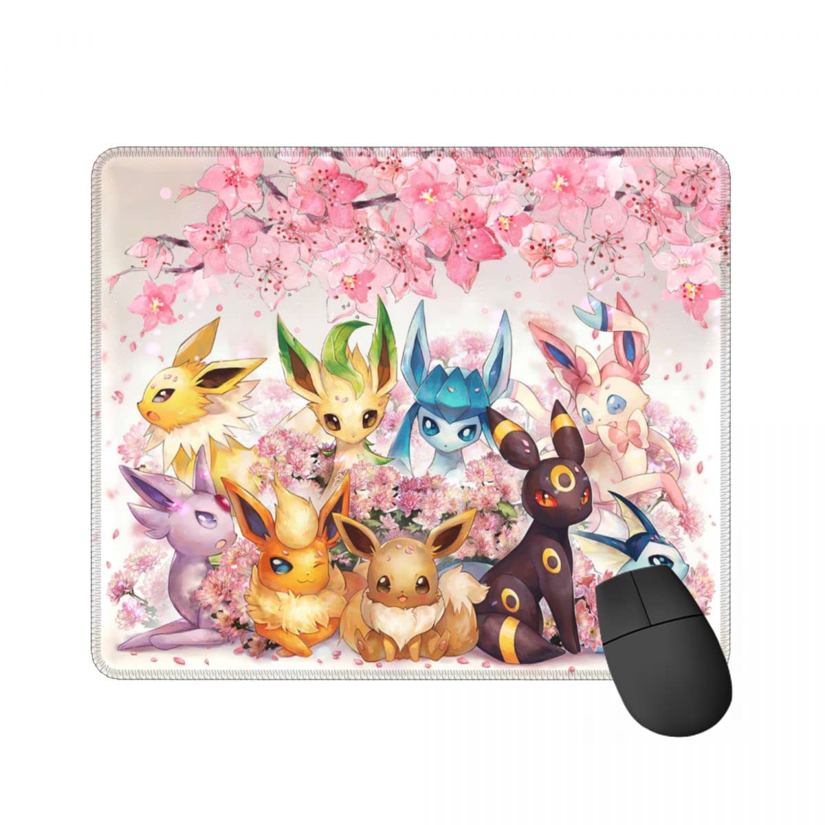 LUBATAGA-E Ergonomic Non-Slip Rubber Mouse Pad for Computer, Laptop & Gaming - Personalized Design Office Desk Mat for Work & Home Use (Rectangle Shape)