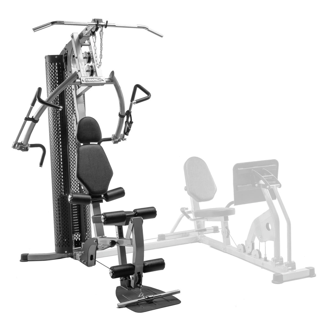 Marcy 150 LB. Home Gym System with Rowing Machine - MWM 8307 | Strength Training Equipment for Full Body Workout at Home | Perfect for Small Spaces & Home Fitness