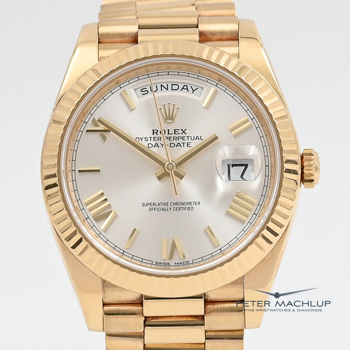 Rolex Day-Date 40 Watch 18K Gold Men's Luxury Watch - Perfect for Business Meetings & Formal Events