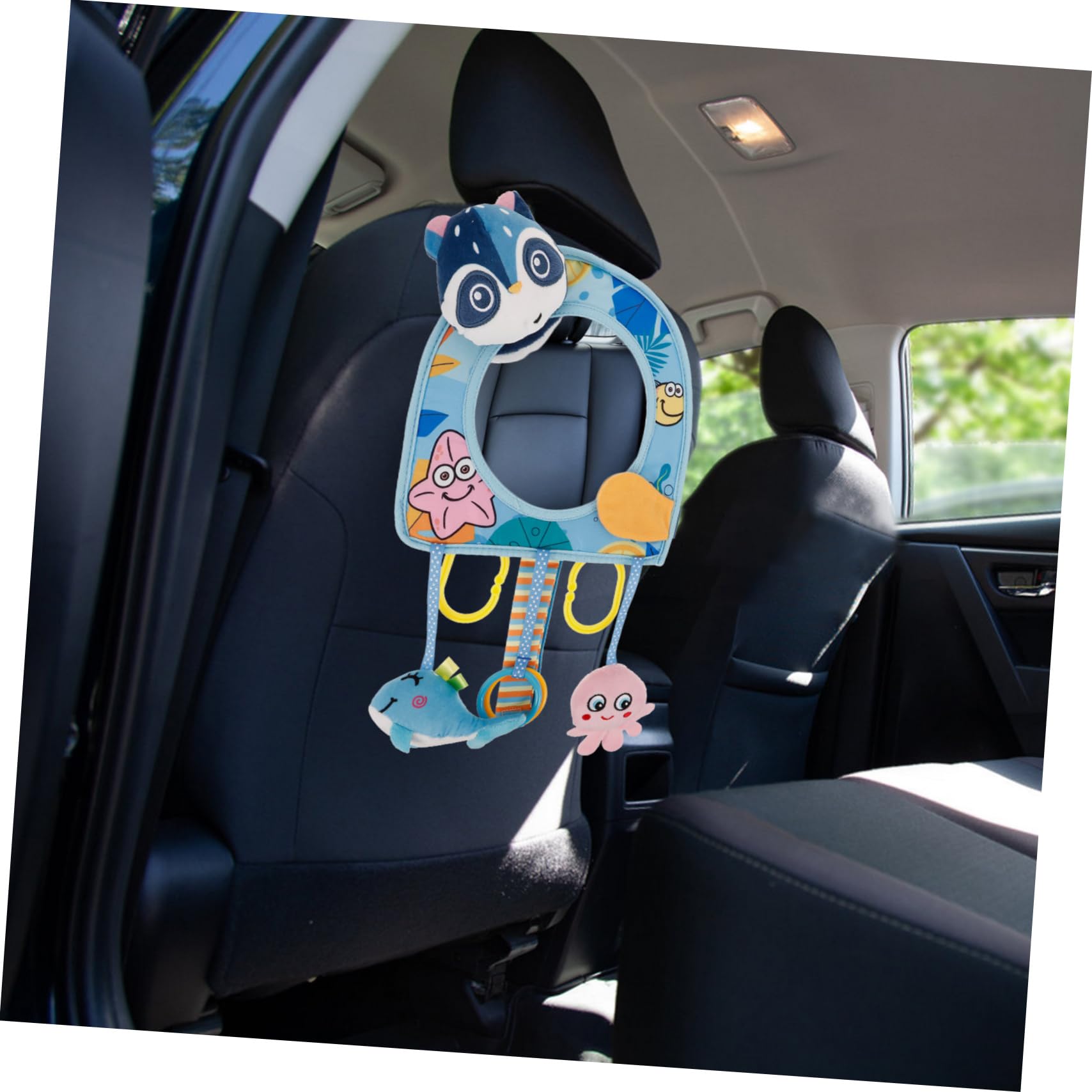 **iFundom Baby Car Seat Mirror - Safe Shatterproof Backseat & Stroller Observation Mirror for Infants & Toddlers - Perfect for Road Trips & Daily Walks**