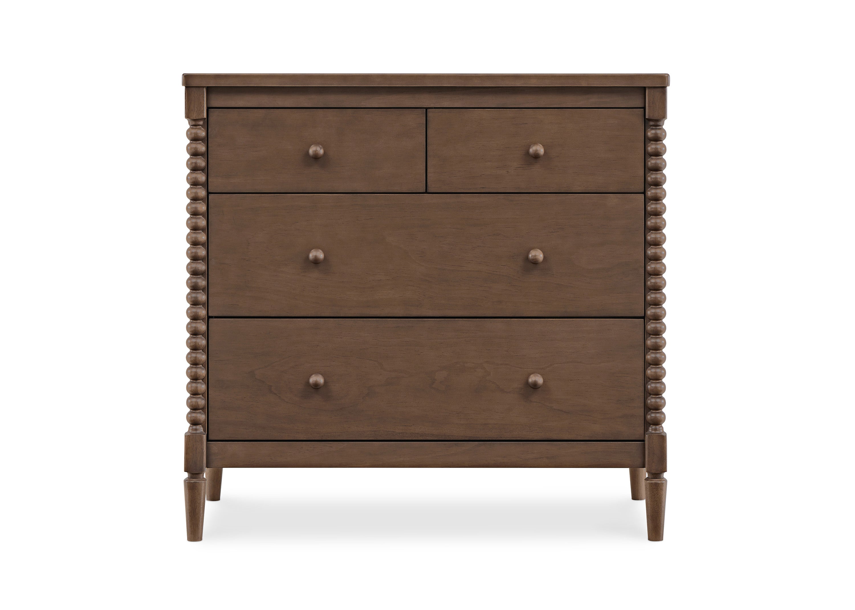 Saint 4-Drawer Baby Dresser with Changing Table Top | Sturdy Interlocking Drawers for Nursery Organization | Perfect for Diaper Changes & Baby Clothes Storage