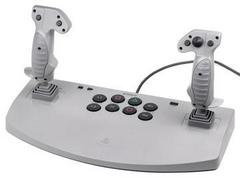 Analog Joystick Flightstick Controller for PlayStation - Authentic CIB (Complete in Box) - Perfect for Flight Simulation Games & Retro Gaming