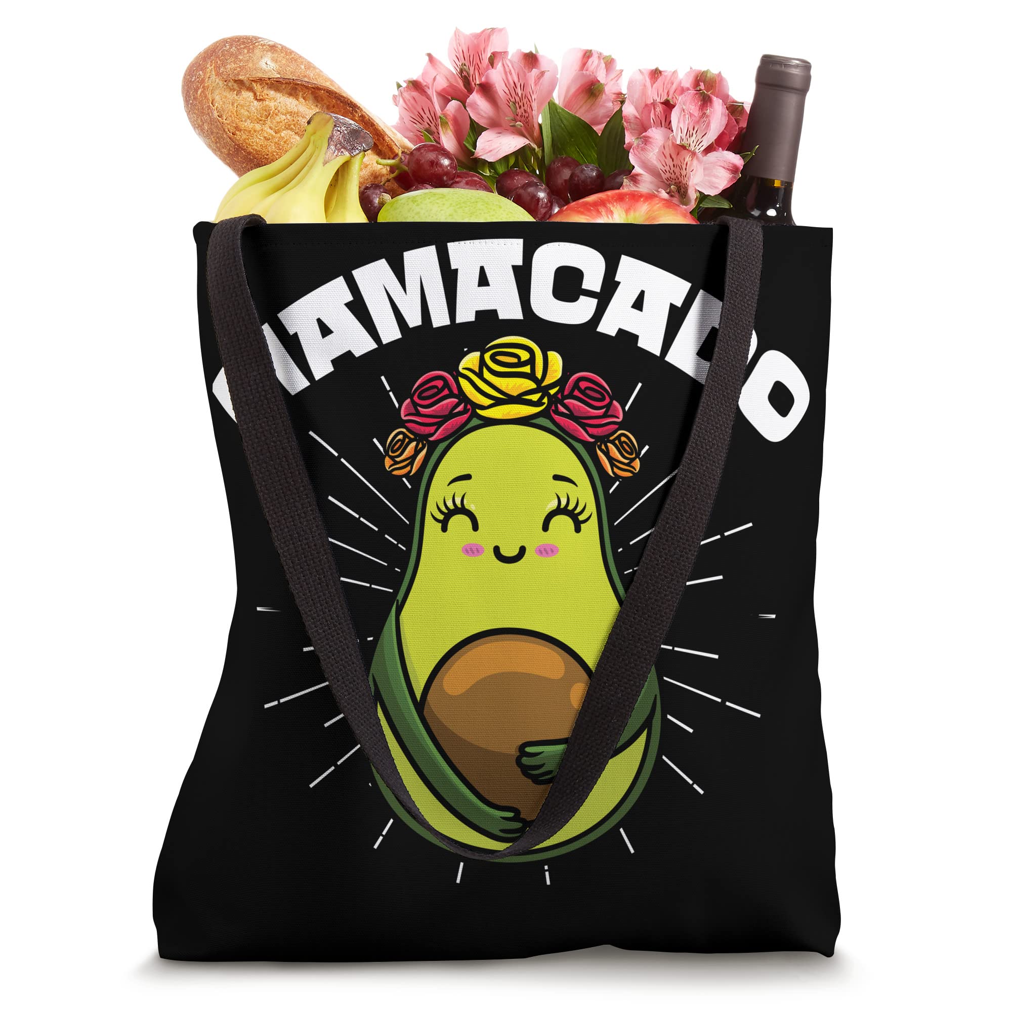 Pregnancy Tote Bag for Moms - Cute Avocado Design Baby Shower Gift for Expecting Mothers - Perfect for Hospital Visits, Maternity Photos & Mommy & Me Outings