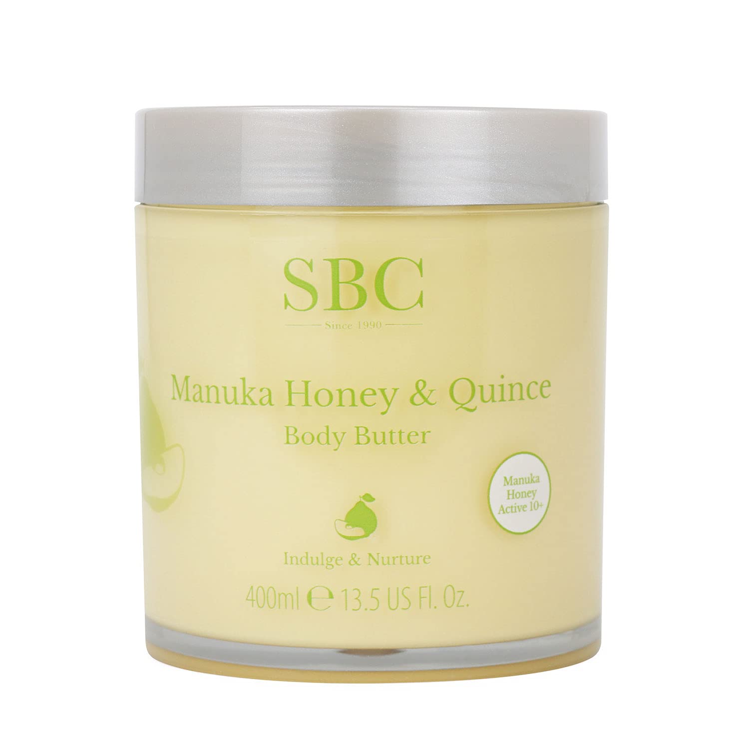 Manuka Honey & Quince Body Butter with Shea Butter & Vitamin E - 400ml Deep Hydration for Dry Skin | Restoring Body Lotion for Daily Moisturizing | Perfect for Winter Care & Post-Shower Hydration