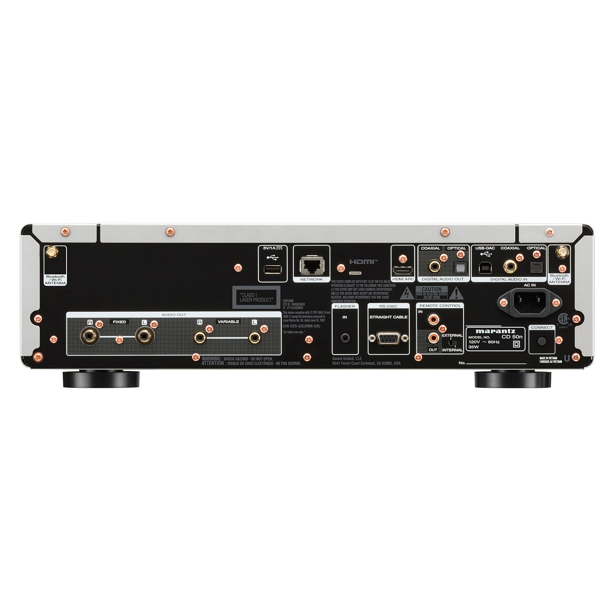 Marantz CD 50n Hi-Fi Network CD Player with Streaming - Premium Audio for Home Theater & Music Listening