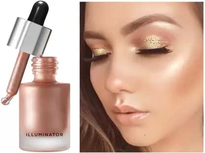 Wiffy Waterproof Ultra Smooth Liquid Highlighter - Face & Body Makeup for Glowing Skin | Perfect for Parties, Photos & Everyday Wear