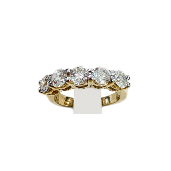 14K Yellow Gold Diamond Ring for Women - Elegant Solitaire Engagement & Wedding Band - Perfect for Proposals, Anniversaries, and Special Occasions