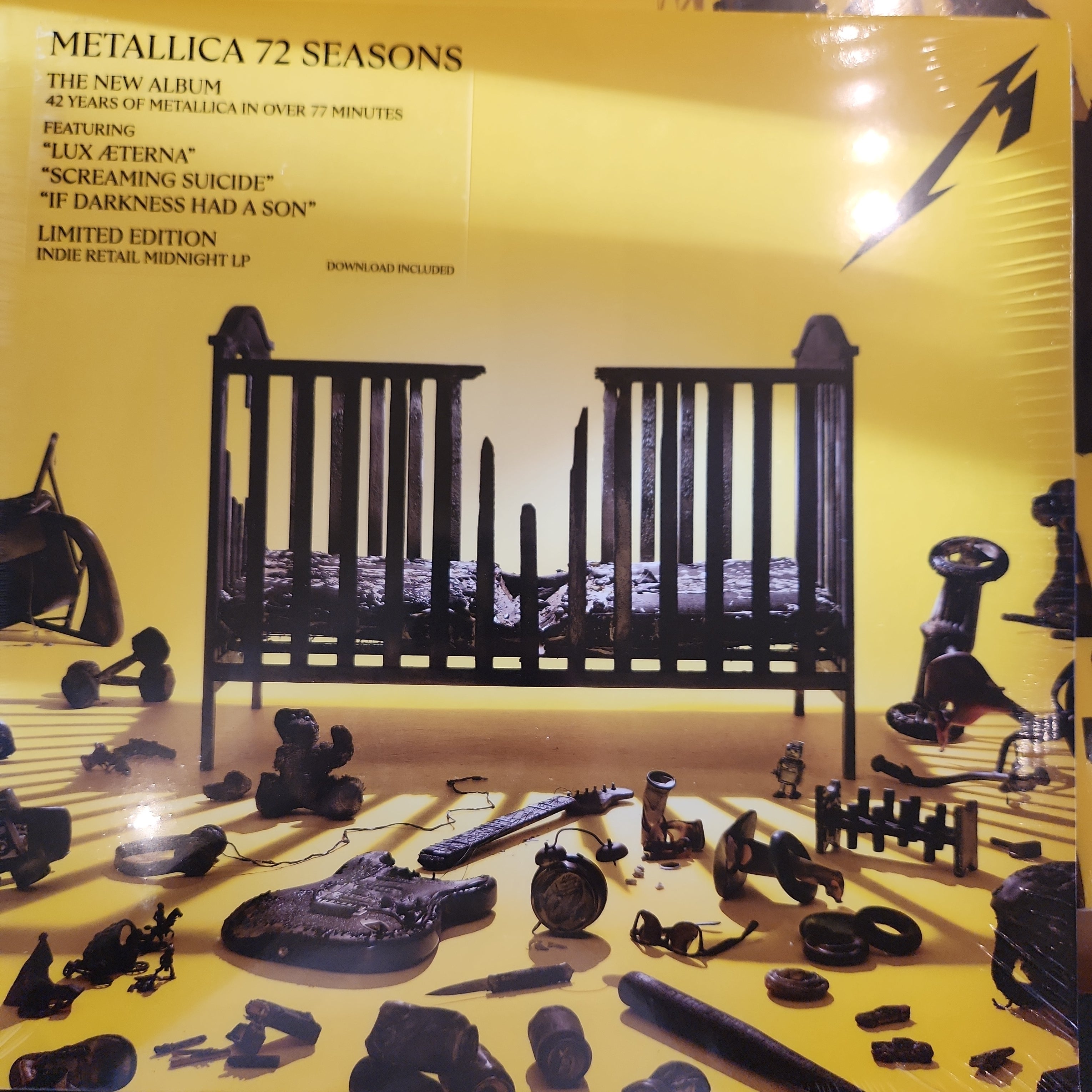 Metallica 72 Seasons Vinyl LP Record - Limited Edition Heavyweight Vinyl for Collectors & Music Lovers - Perfect for Home Listening & Gifts