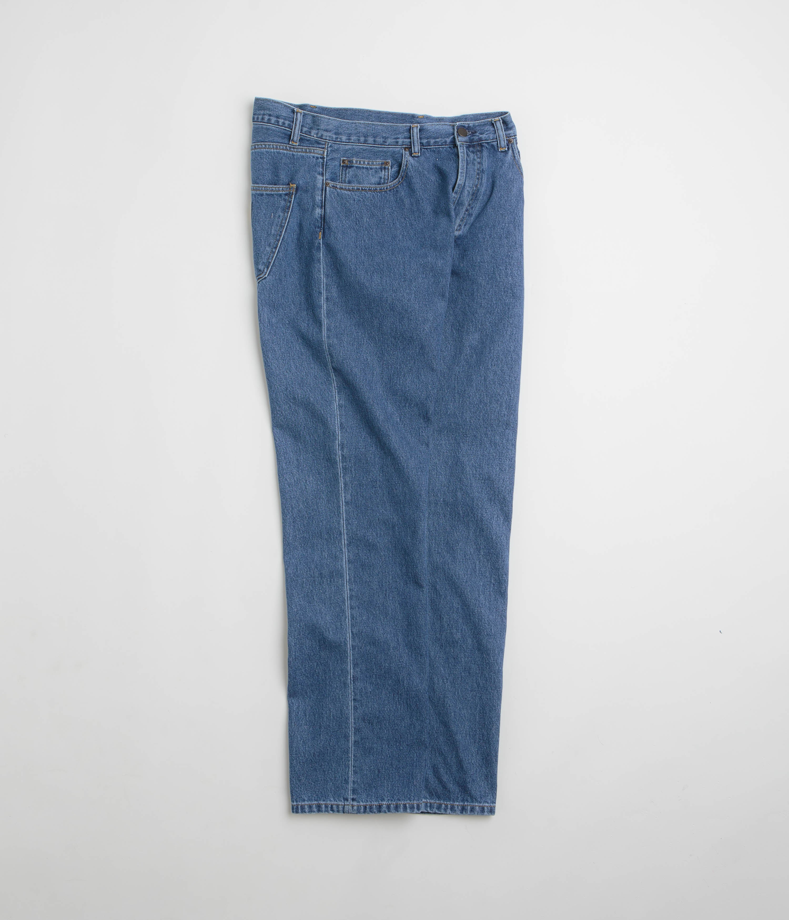 Carhartt Nolan Pants for Men - Heavy Duty Work Pants in Blue Stone Wash | Durable Workwear for Construction, Landscaping & Outdoor Jobs