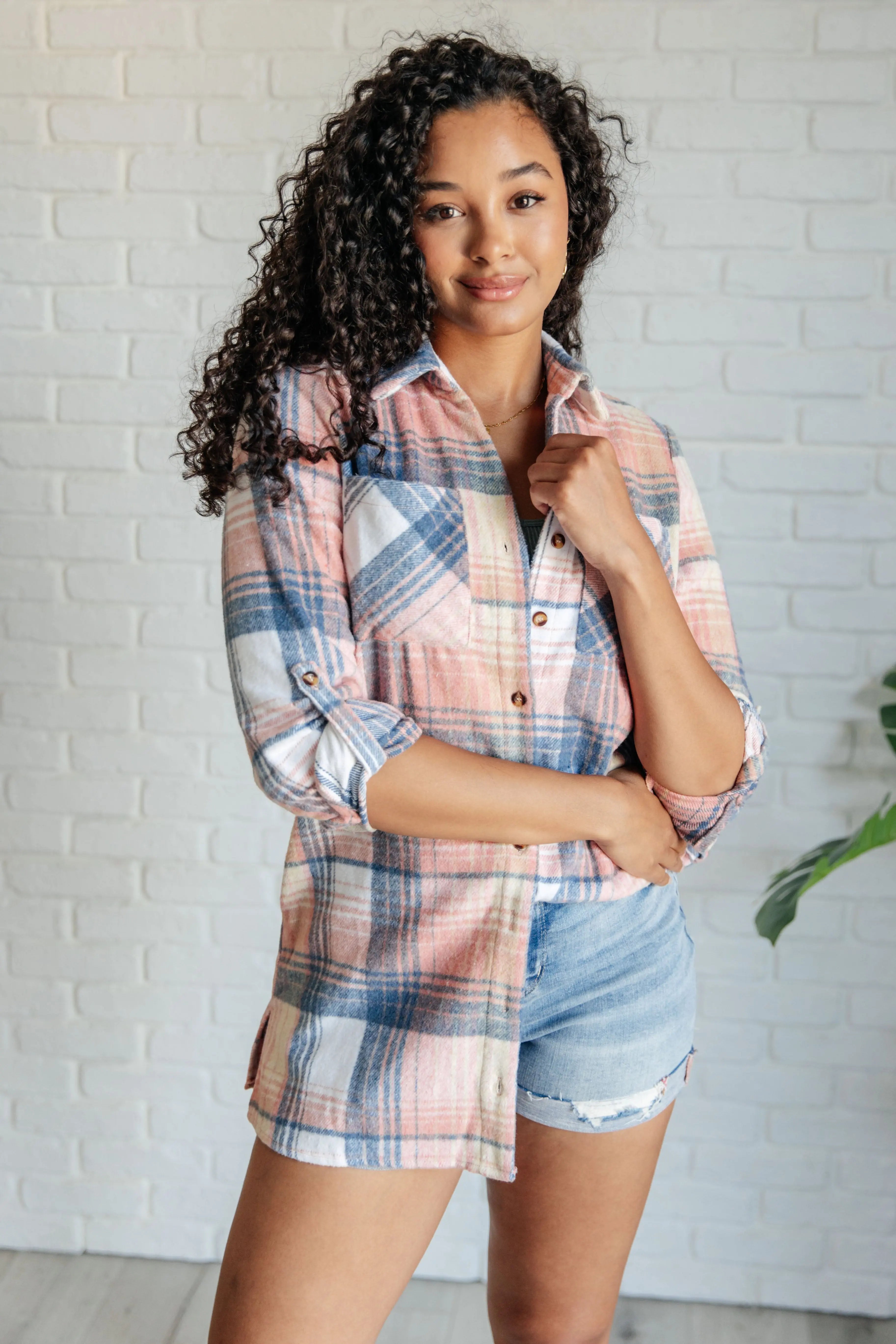 Lumber Jill Women's Plaid Flannel Shirt - Soft Button Down Top for Outdoor Adventures, Camping & Casual Wear