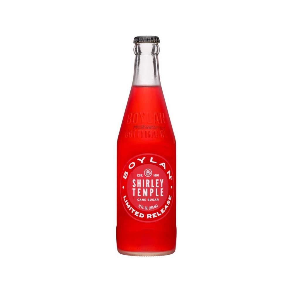Boylan Shirley Temple Soda - 12 Fl Oz (24 Pack) | Premium Craft Soda for Parties, BBQs & Family Gatherings