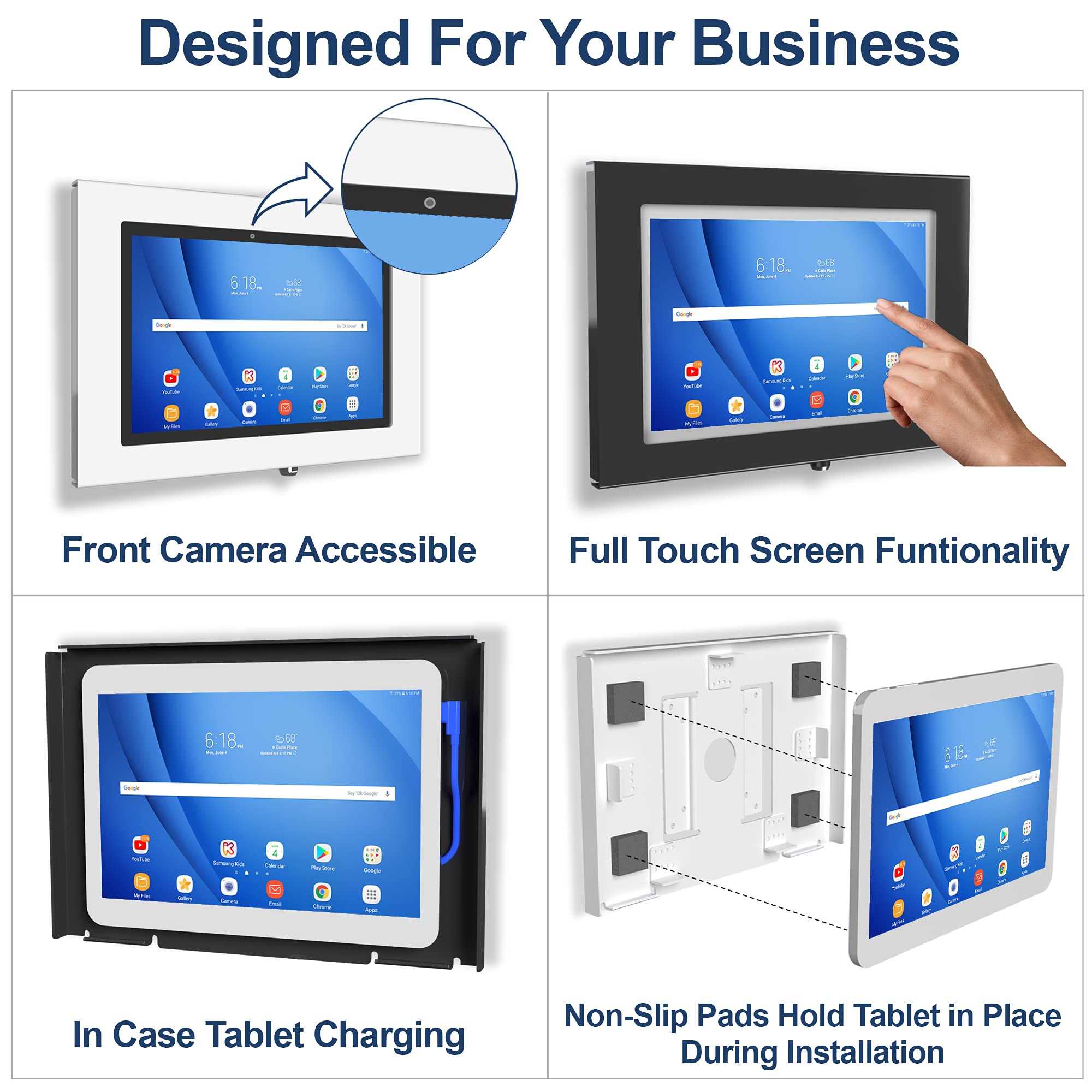 TABcare Anti-Theft Security Locking Metal Case for Samsung Galaxy TAB S4 10.5