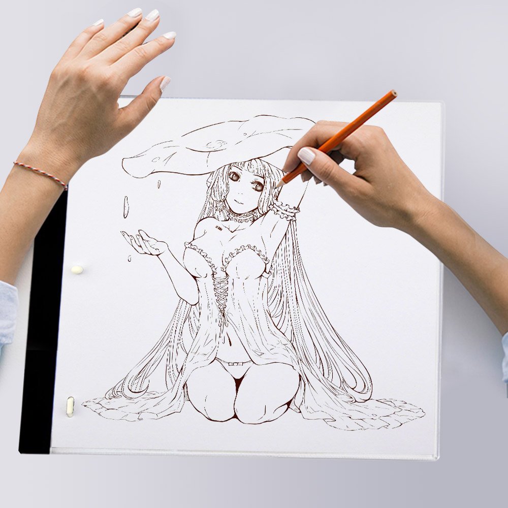 Owfeel 200-Sheet Animation Flip Book Kit with Pre-Punched Holes - 70G White Manga Comic Drawing Paper for Digital Animating & Art Coloring | Perfect for DIY Cartoons, Storyboarding & Stop Motion Projects