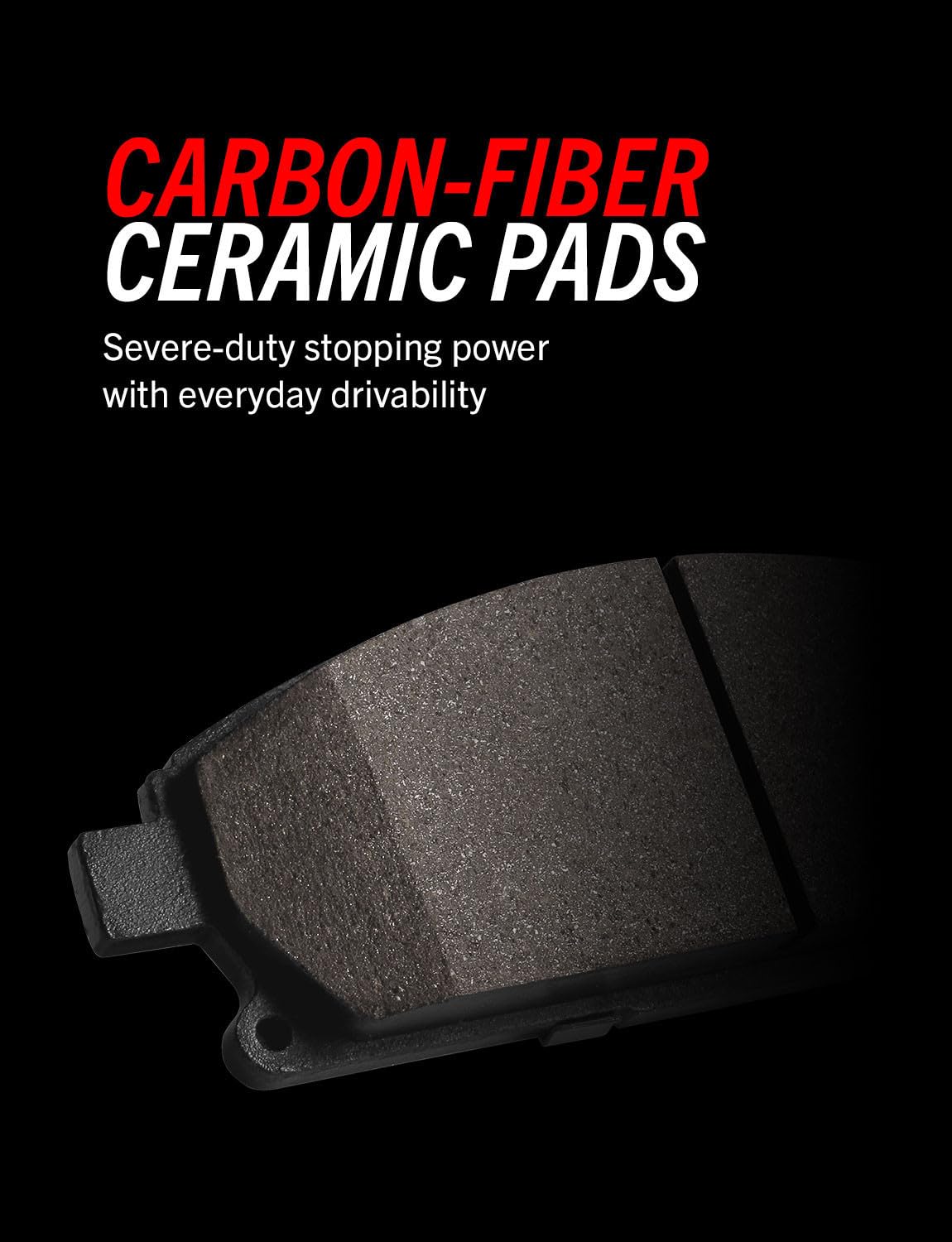 Power Stop K1154-36 Z36 Truck & Tow Brake Kit - Carbon Fiber Ceramic Brake Pads with Drilled & Slotted Rotors | Heavy Duty Braking for Towing, Hauling & Off-Road Use