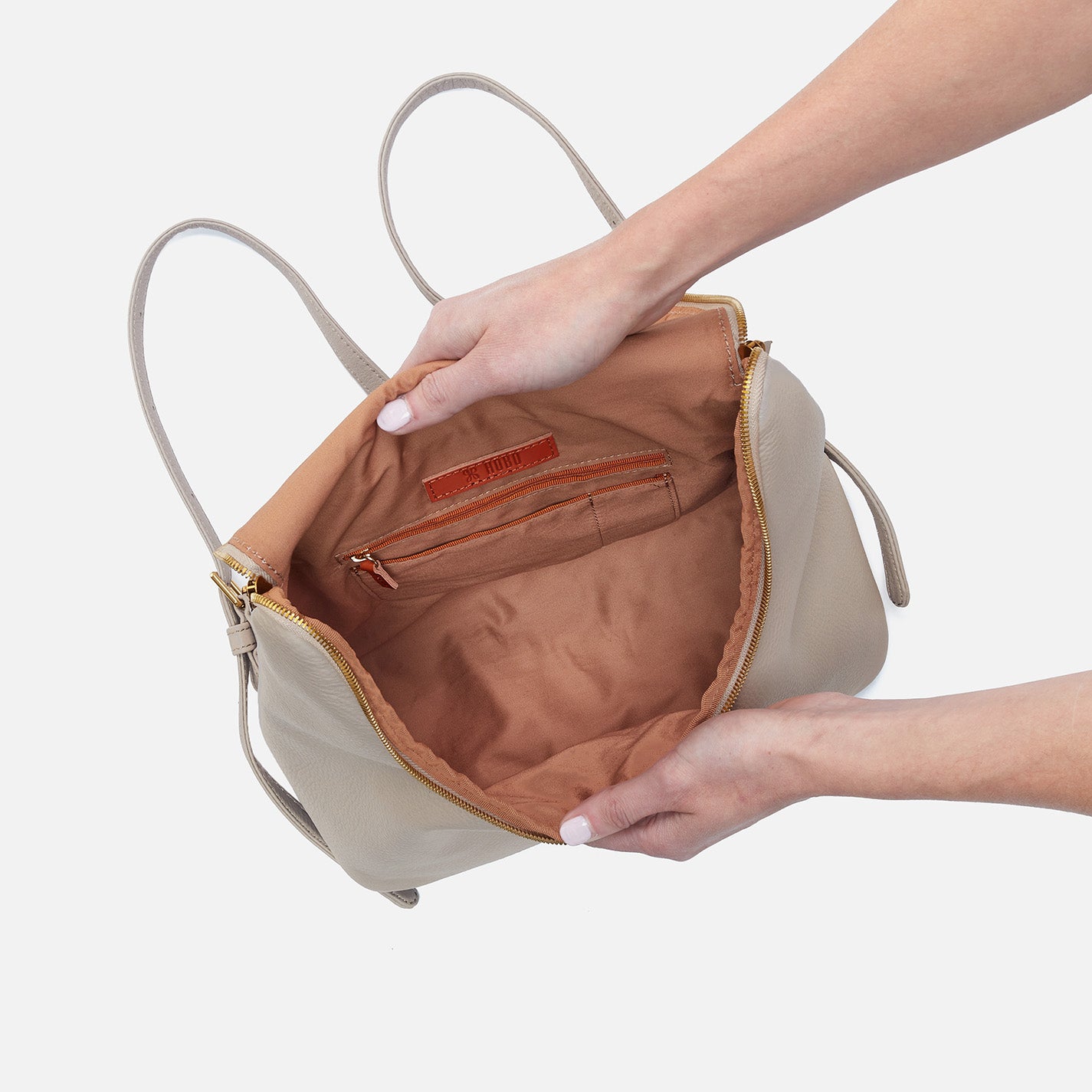Premium Pebbled Leather Fern Backpack in Taupe - Stylish & Durable for Work, Travel & Everyday Use