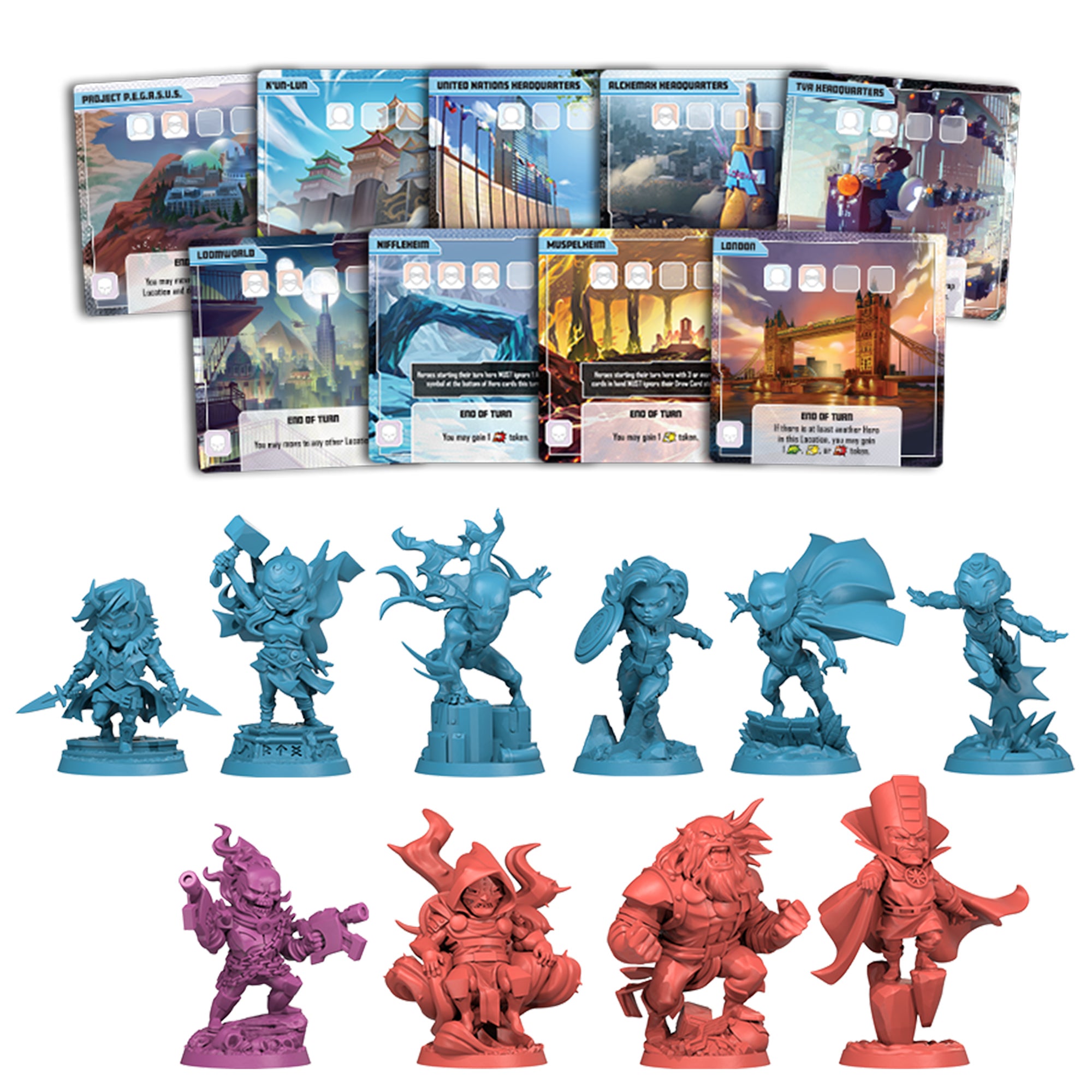 Marvel United: Multiverse Core Box - Superhero Board Game for 2-4 Players | Perfect for Family Game Night & Comic Book Fans