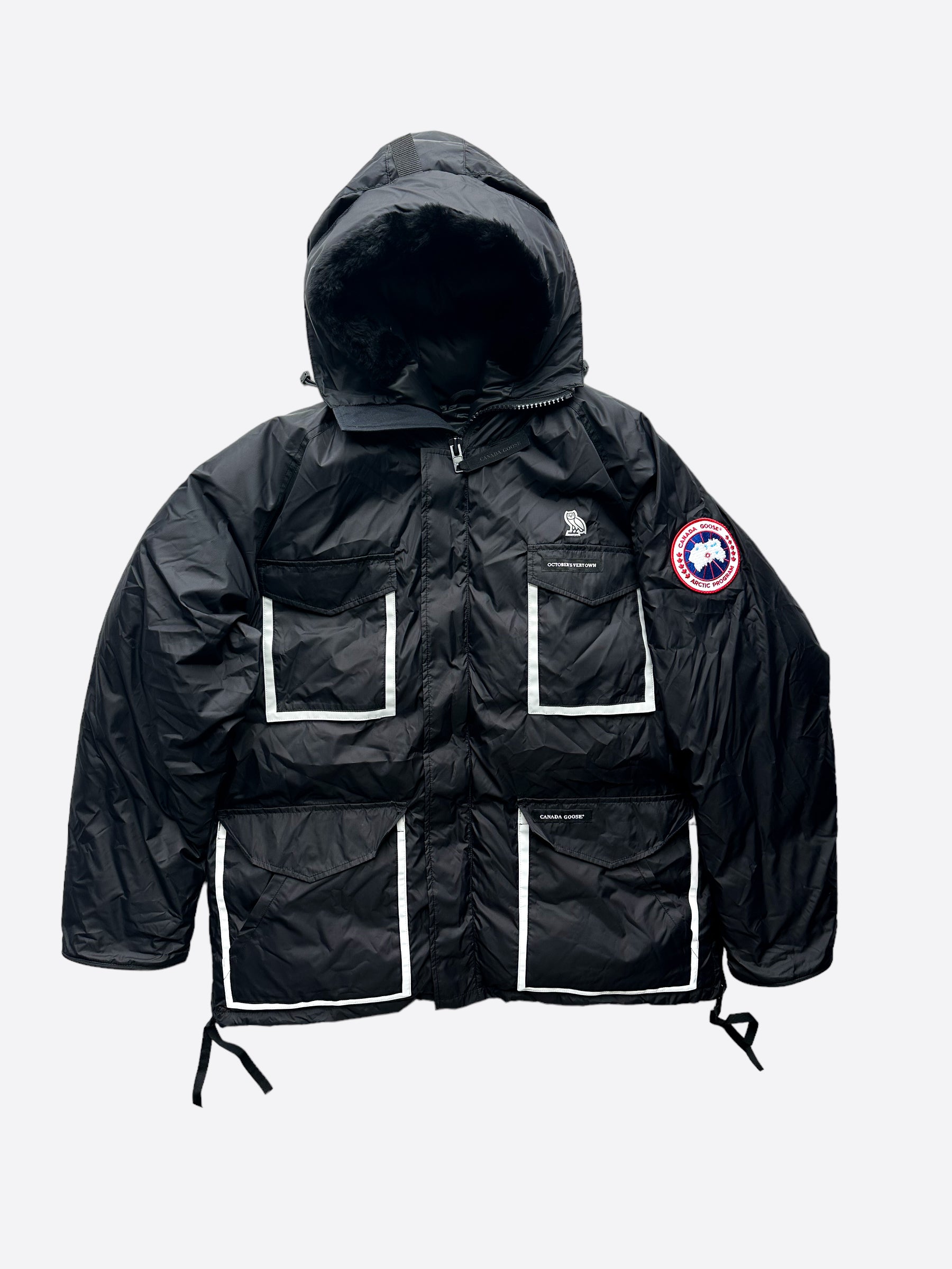 Canada Goose OVO Black Constable Men's Winter Jacket - Waterproof Windproof Parka for Cold Weather, Outdoor Activities & Urban Style