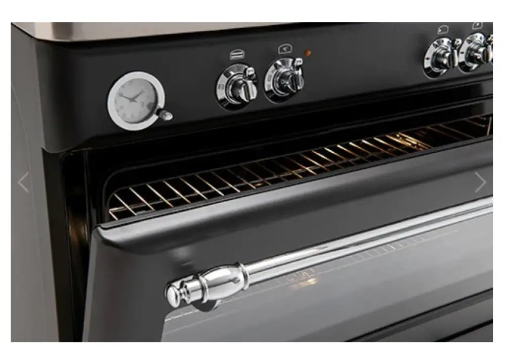 Euro ECSH900AN 90cm Freestanding Dual Fuel Range Cooker with Oven - Anthracite Finish | Perfect for Modern Kitchens, Baking & Family Cooking