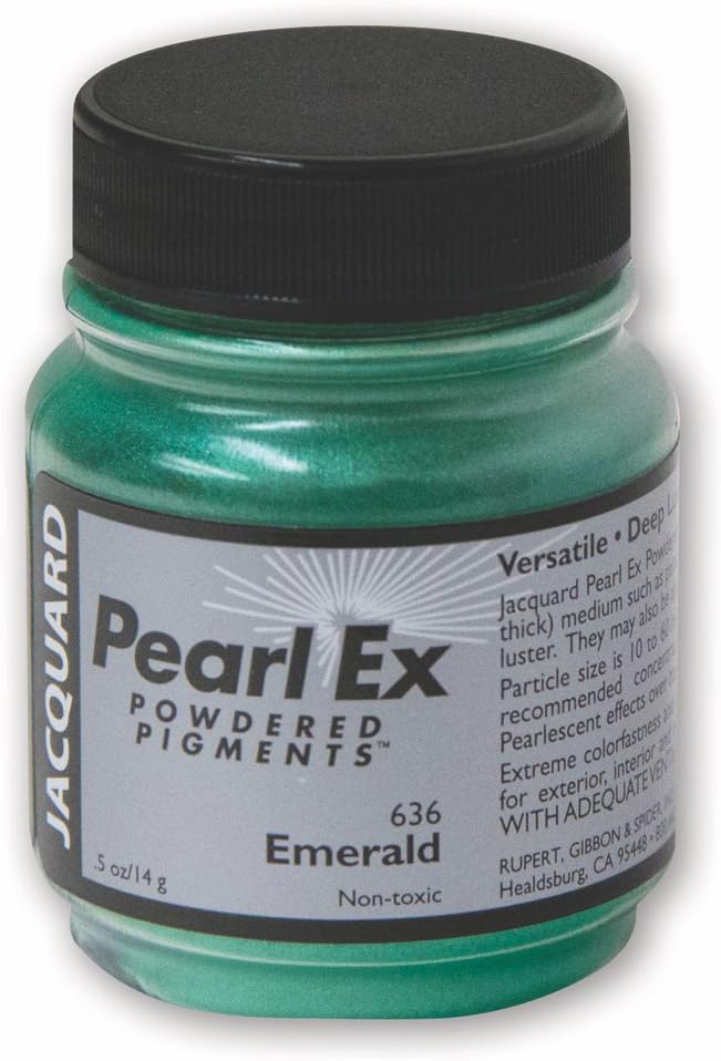 Pearl Ex Powdered Pigments - Jacquard Metallic Paint for Arts & Crafts - 1/2 oz - Perfect for Scrapbooking, Card Making & DIY Projects