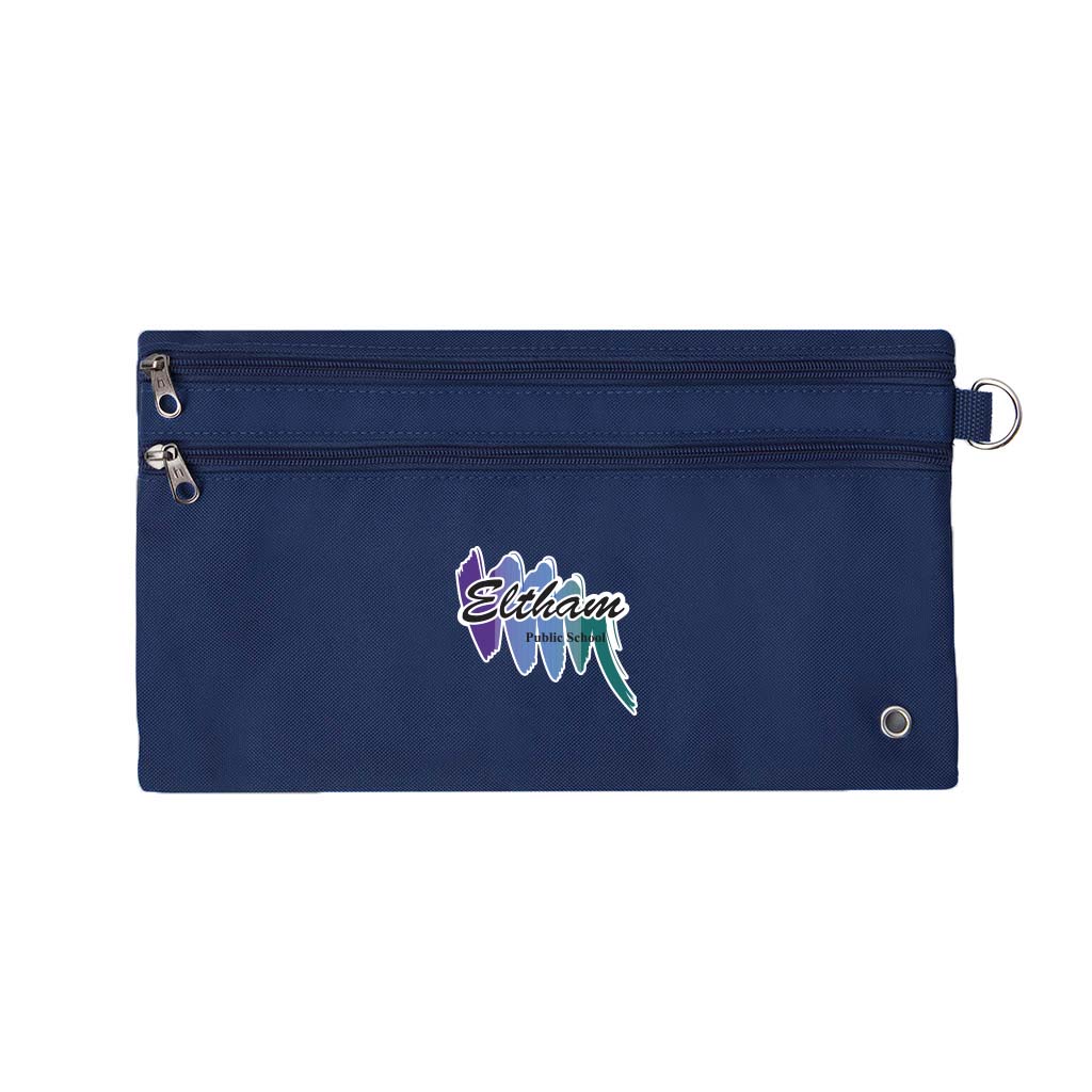 Eltham School Pencil Case - Durable Zipper Pouch for Students, Kids & Office Supplies | Perfect for School, Work & Travel Organization