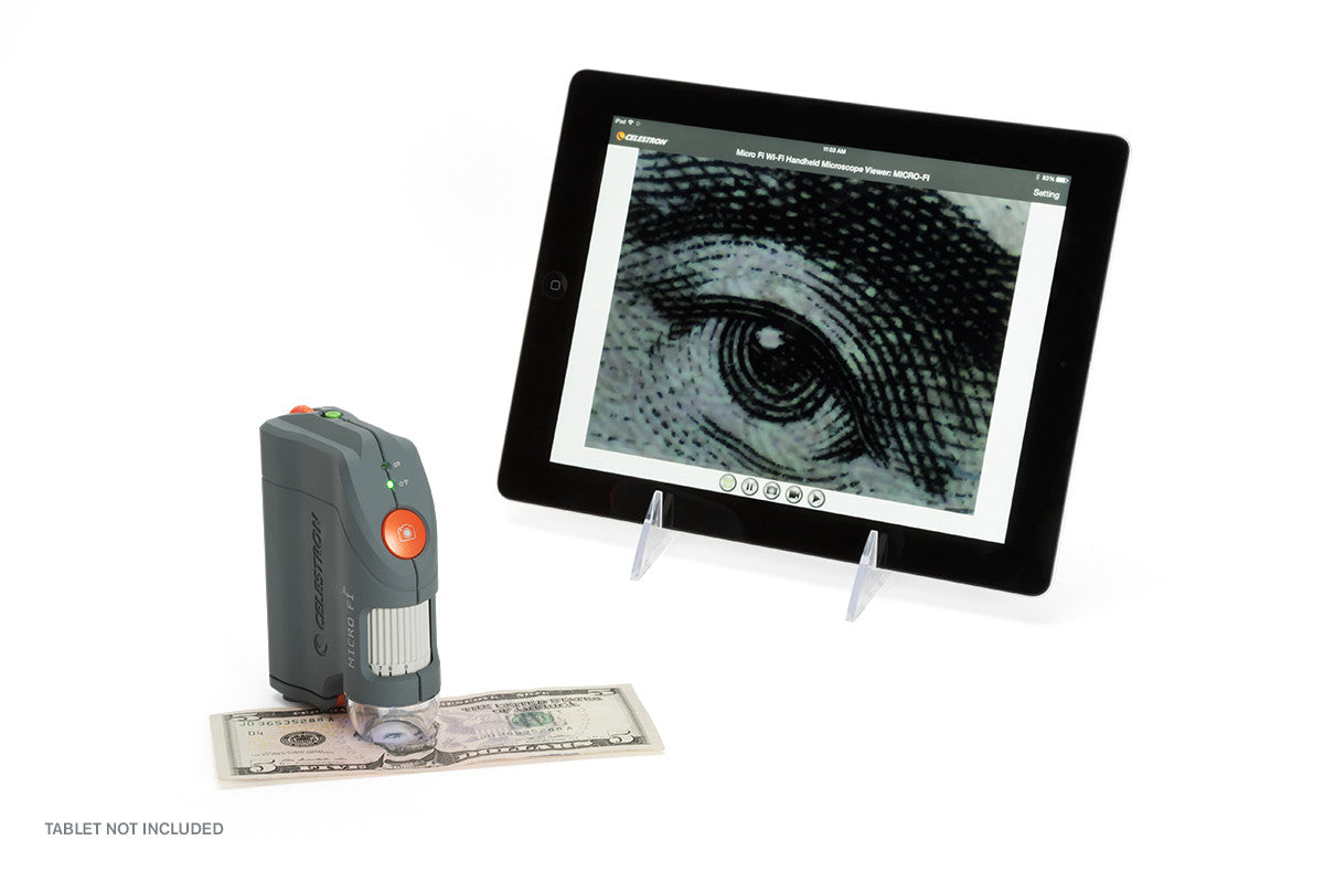 Digital Wireless WiFi Microscope with HD Camera - 50X-1000X Magnification for Electronics Repair, Coin Collecting & Science Education | Compatible with iPhone, Android & PC