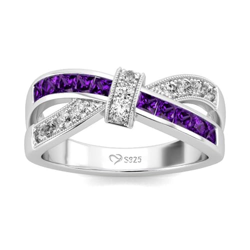 Purple & White