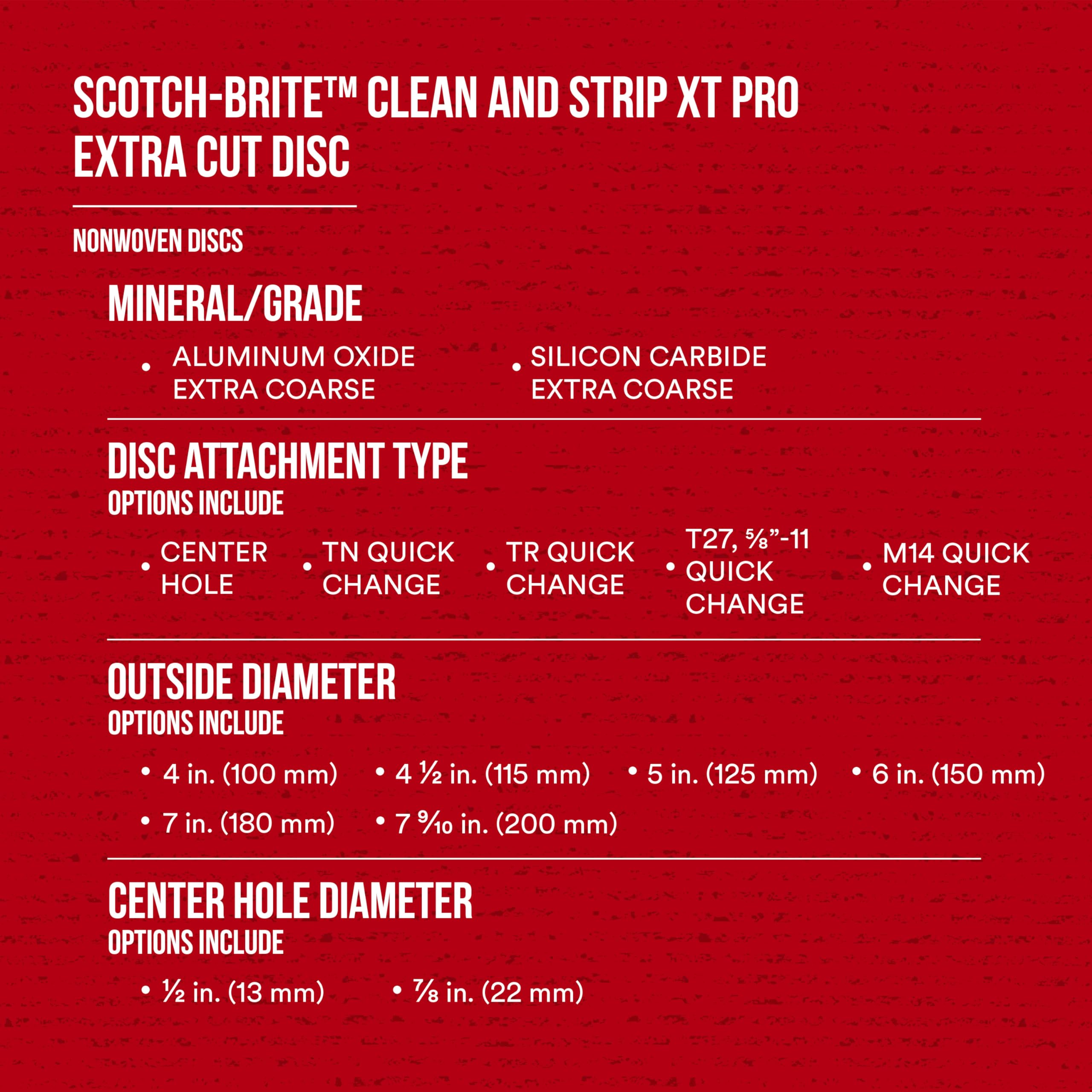 Cubitron Clean and Strip XT Pro Extra Cut Disc - 4-1/2