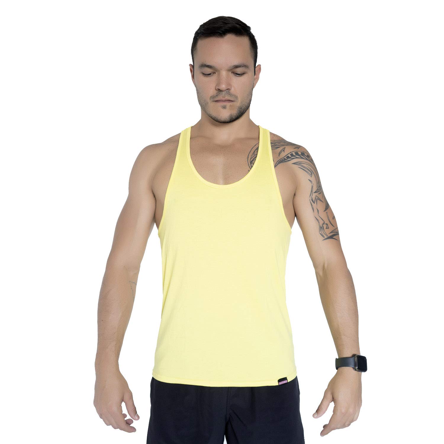 Men's Bodybuilding Stringer Gym Singlet - Racerback Tank Top for Weight Training & Workout | Breathable & Comfortable for Gym, CrossFit & Bodybuilding Competitions