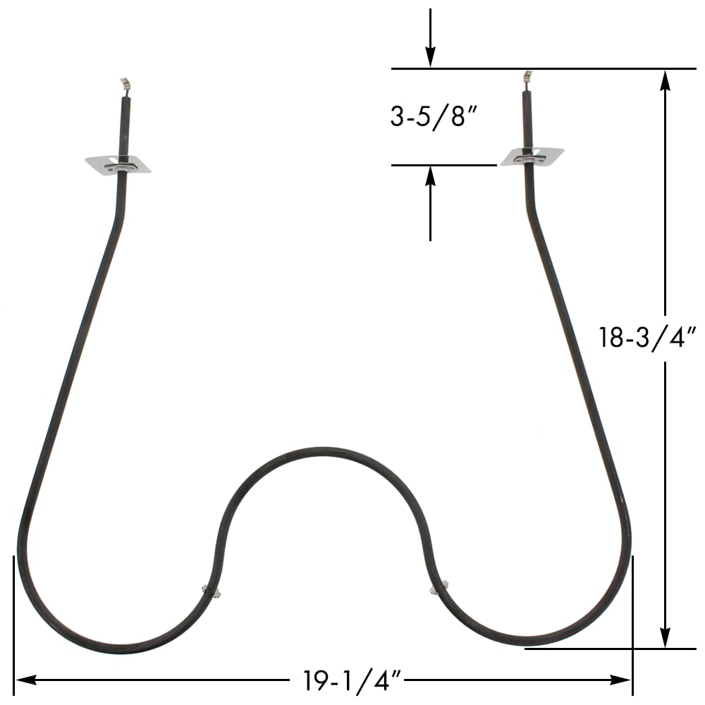 Supco CH4879 Oven Bake Element Replacement for Whirlpool 866375, RP83, AP6013578 - Compatible with Multiple Models - Perfect for Home Kitchen Appliance Repair & Baking Needs