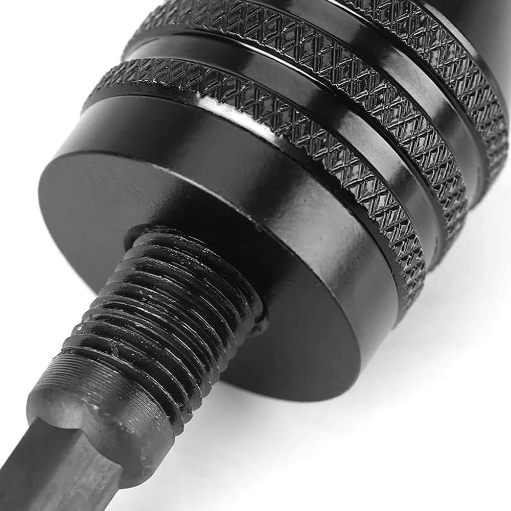 3-Piece Keyless Drill Chuck Set with 1/4