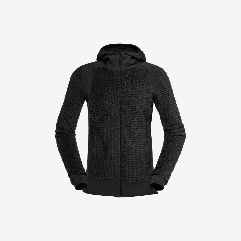 Norrona Falketind Alpha120 Zip Hood - Women's Lightweight Fleece Jacket for Hiking & Outdoor Adventures